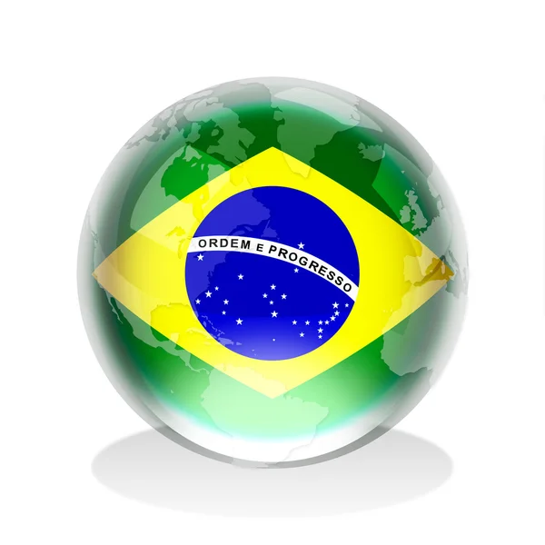 Brazilië insignia — Stockfoto