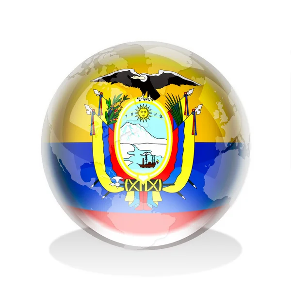 Ecuador Insignia — Stock Photo, Image