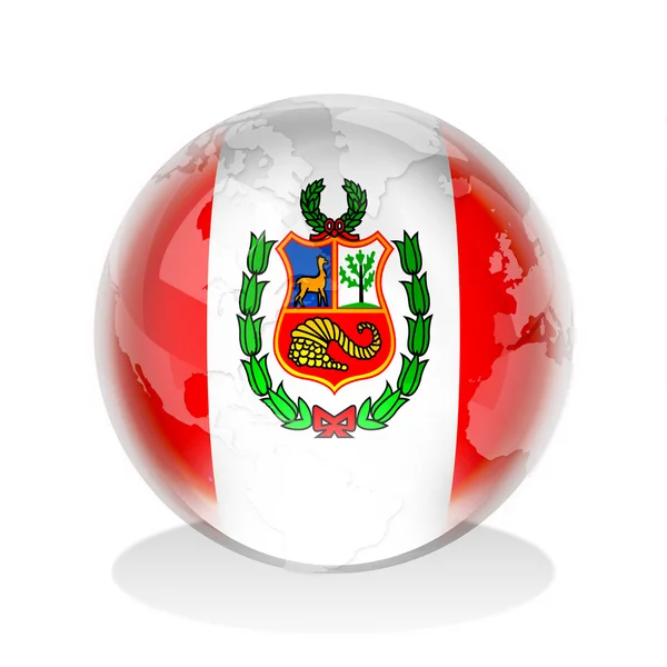 Peru-Abzeichen — Stockfoto