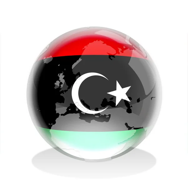 利比亚徽章 — 图库照片