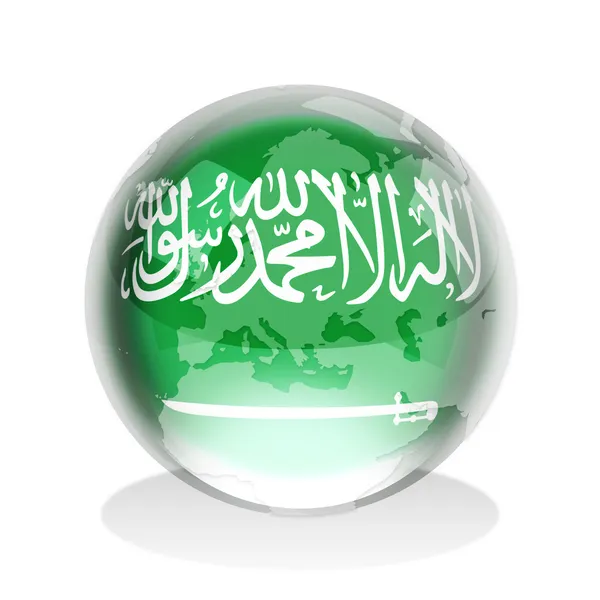 沙特阿拉伯徽章 — 图库照片