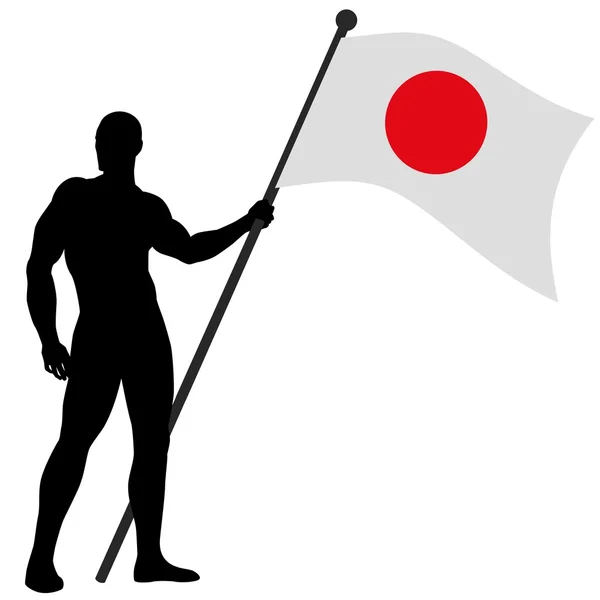 Флаг носителя — стоковый вектор