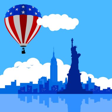 New York City skyline clipart