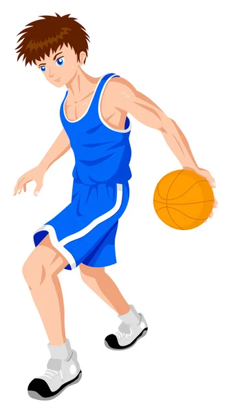 Basketbalspeler — Stockvector