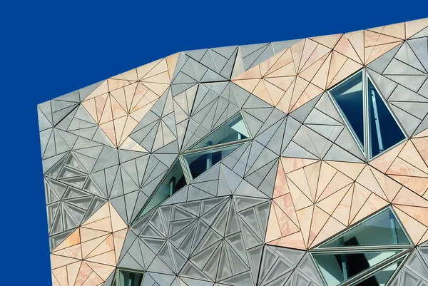 O exterior de um edifício moderno, Melbourne, Austrália — Fotografia de Stock