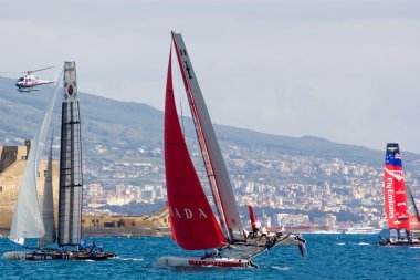 34th America's Cup World Series 2012 in Naples clipart