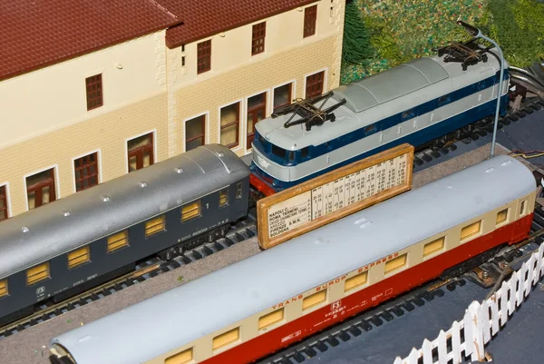 Моделі поїздів — стокове фото