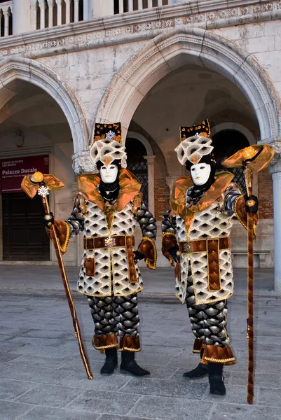 口罩、 威尼斯的狂欢节 — 图库照片