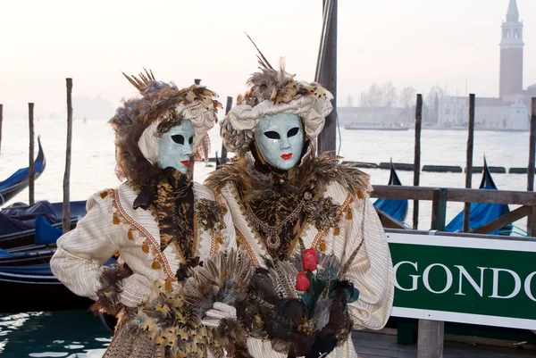 口罩、 威尼斯的狂欢节 — 图库照片