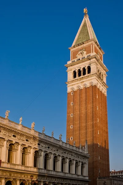 Torre de sino da Basílica de San Marco, Veneza — Fotografia de Stock