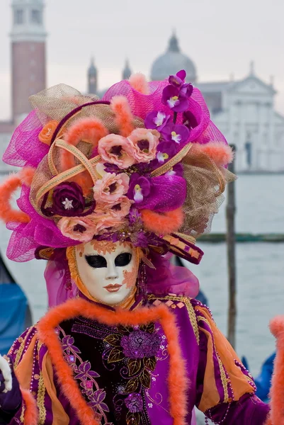掩码，威尼斯狂欢节 — 图库照片