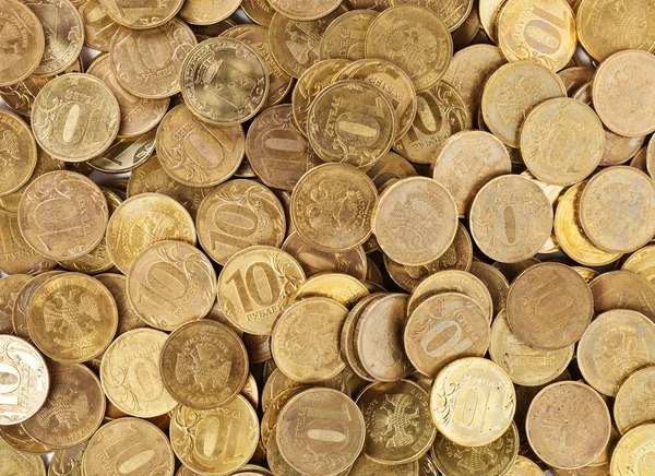 Gouden munten achtergrond — Stockfoto