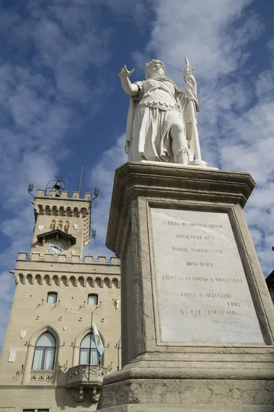 Praça da liberdade República de San Marino — Fotografia de Stock