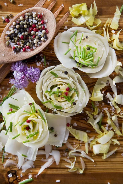 Salad of White Belgium — Stock Photo, Image