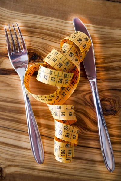 Dieta de controle — Fotografia de Stock