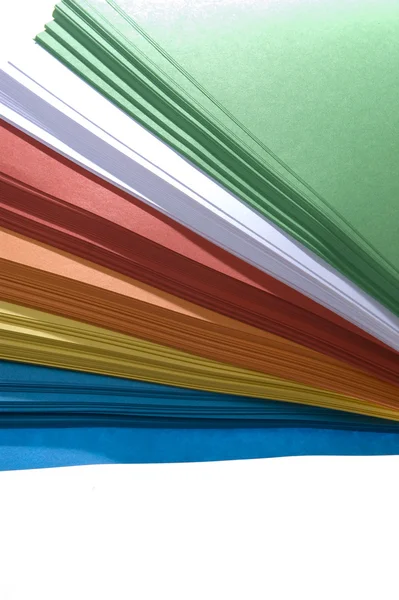 Stack of colored paper — Stock Photo, Image