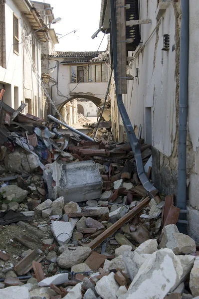 地震の荒廃 — ストック写真