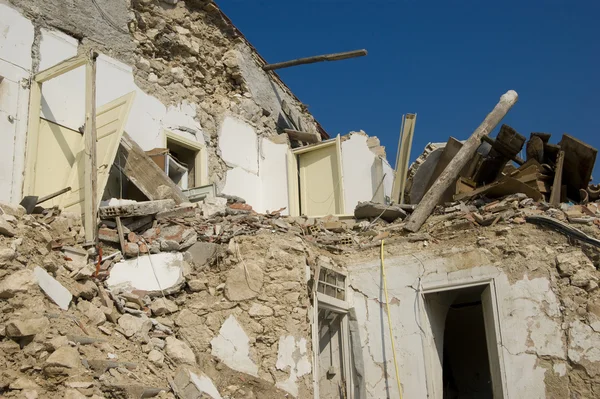 The devastation of the earthquake — Stock Photo, Image