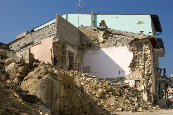 Знищення землетрусу — стокове фото