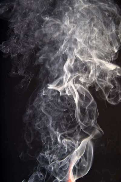 Ogień i dym — Zdjęcie stockowe