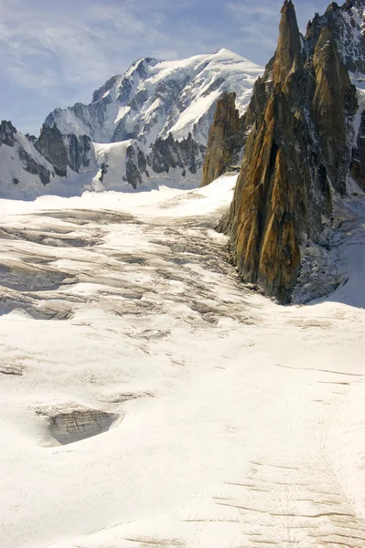 Alpes italianos Mont Blanc — Fotografia de Stock