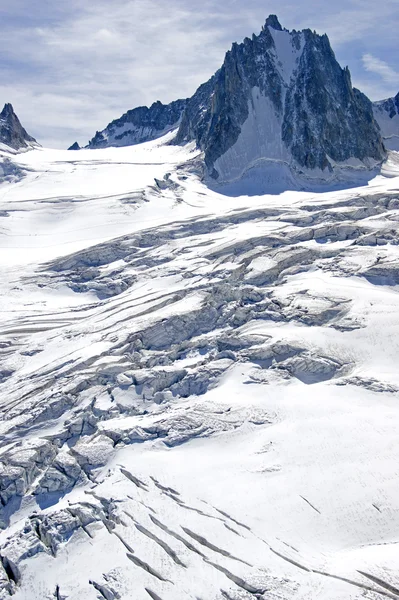 意大利阿尔卑斯山的勃朗峰 — 图库照片