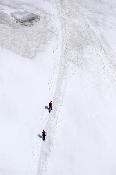 Italské Alpy mont blanc — Stock fotografie