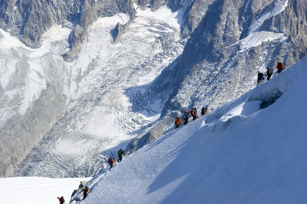 Italské Alpy mont blanc — Stock fotografie