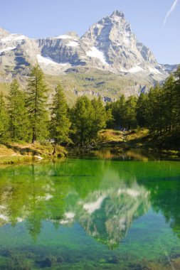 Mavi Göl cervinia, İtalya