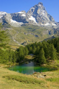 Mavi Göl cervinia, İtalya