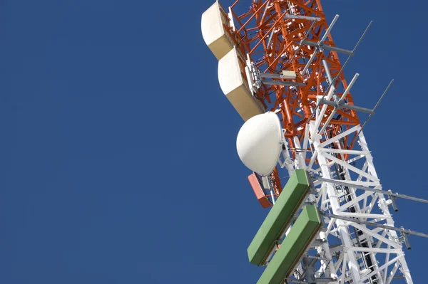 Antenas para comunicação de dados — Fotografia de Stock