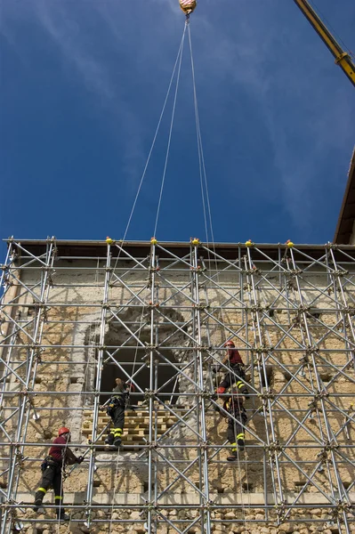 Gerüste für Sicherheitsstrukturen — Stockfoto