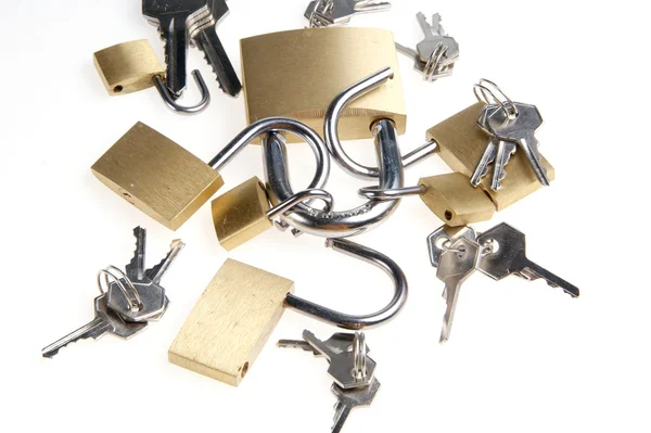Family of padlocks — Stock Photo, Image