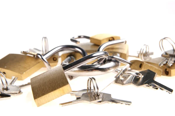 Family of padlocks — Stock Photo, Image
