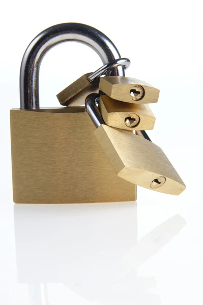 stock image Family of padlocks