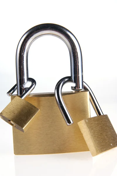 stock image Family of padlocks