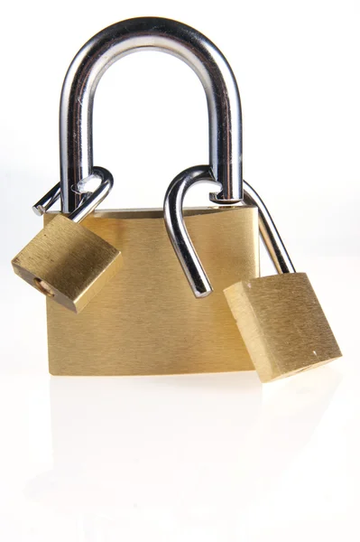 stock image Family of padlocks