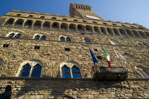 Stary Pałac Florencja Włochy Toskania — Zdjęcie stockowe