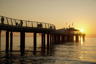 bir lido di camaiore İtalya iskelede