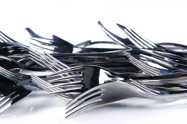 Çelik çatal bıçak takımı — Stok fotoğraf