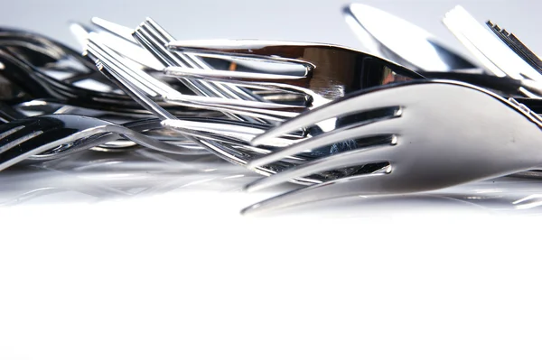 Steel cutlery — Stock Photo, Image