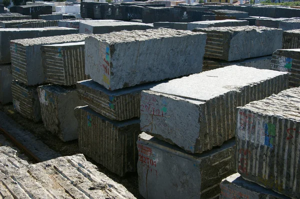 Blocos de armazenamento de mármore — Fotografia de Stock