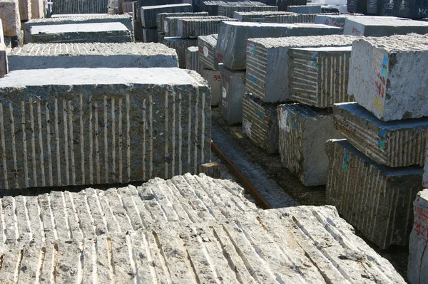 Blocos de armazenamento de mármore — Fotografia de Stock