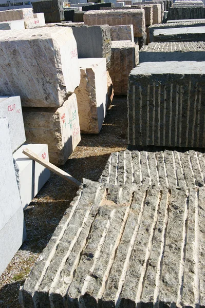 stock image Storage blocks of marble