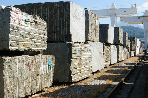 Storage blocks of marble — Stock Photo, Image