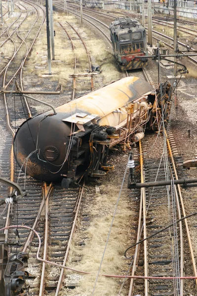 Incidente ferroviario — Foto Stock