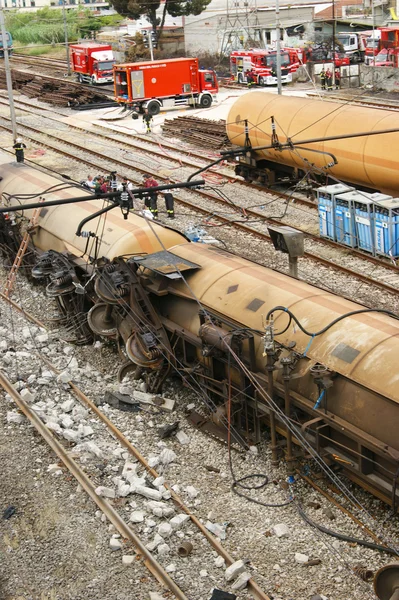 Accidente de tren — Foto de Stock