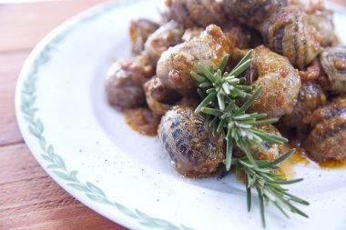 Lezzetli salyangozlar