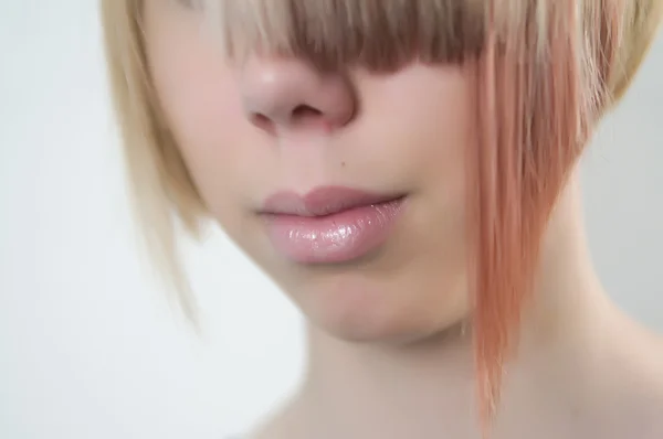 Foto einer Frau mit blonden Haaren — Stockfoto