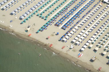 Yaz aylarında sahilde